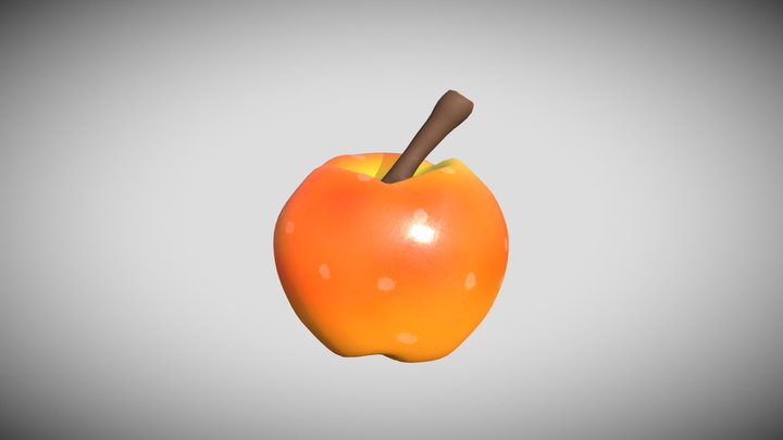 Apple- Animal Crossing New Horizons 3D Model