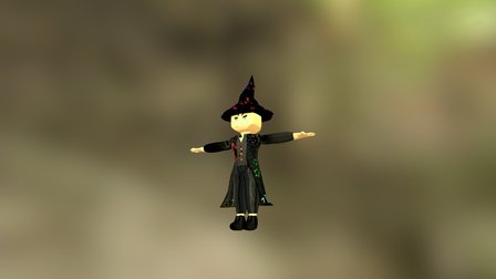 Dark Wizard Walking 3D Model