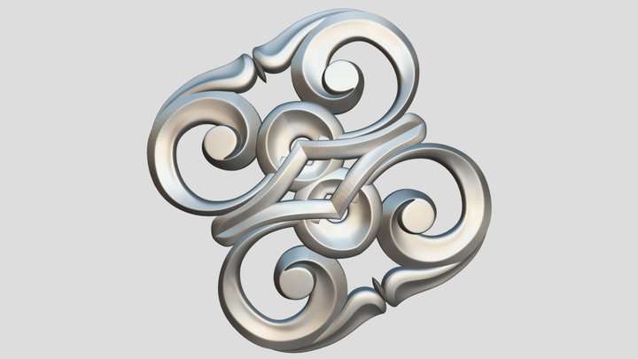 CNC DECOR PATTERN 3D Model