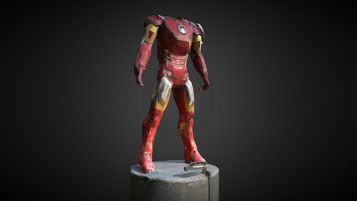 214-ST- Ironman 2 (ตลาด) 3D Model
