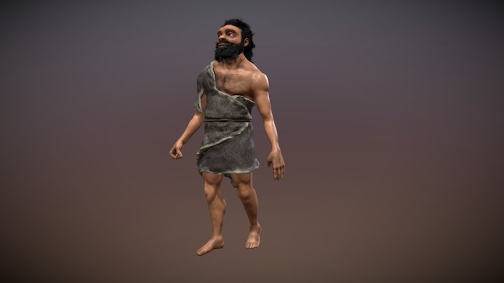 Neanderthal - Game character 3D Model