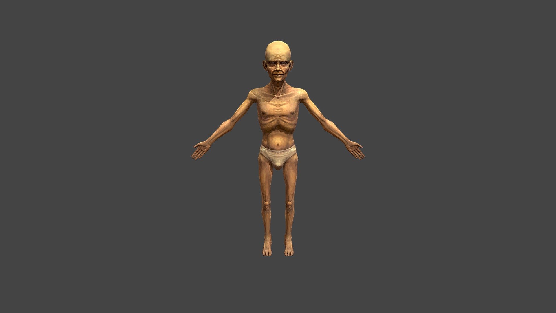 Low Poly Oldman