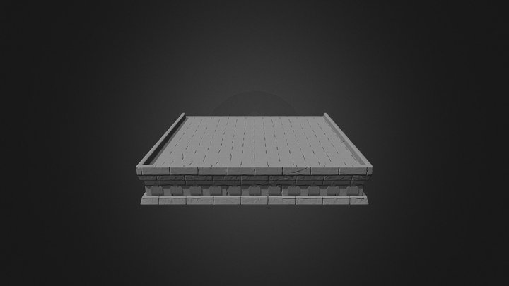 Stone Stage 3D Model