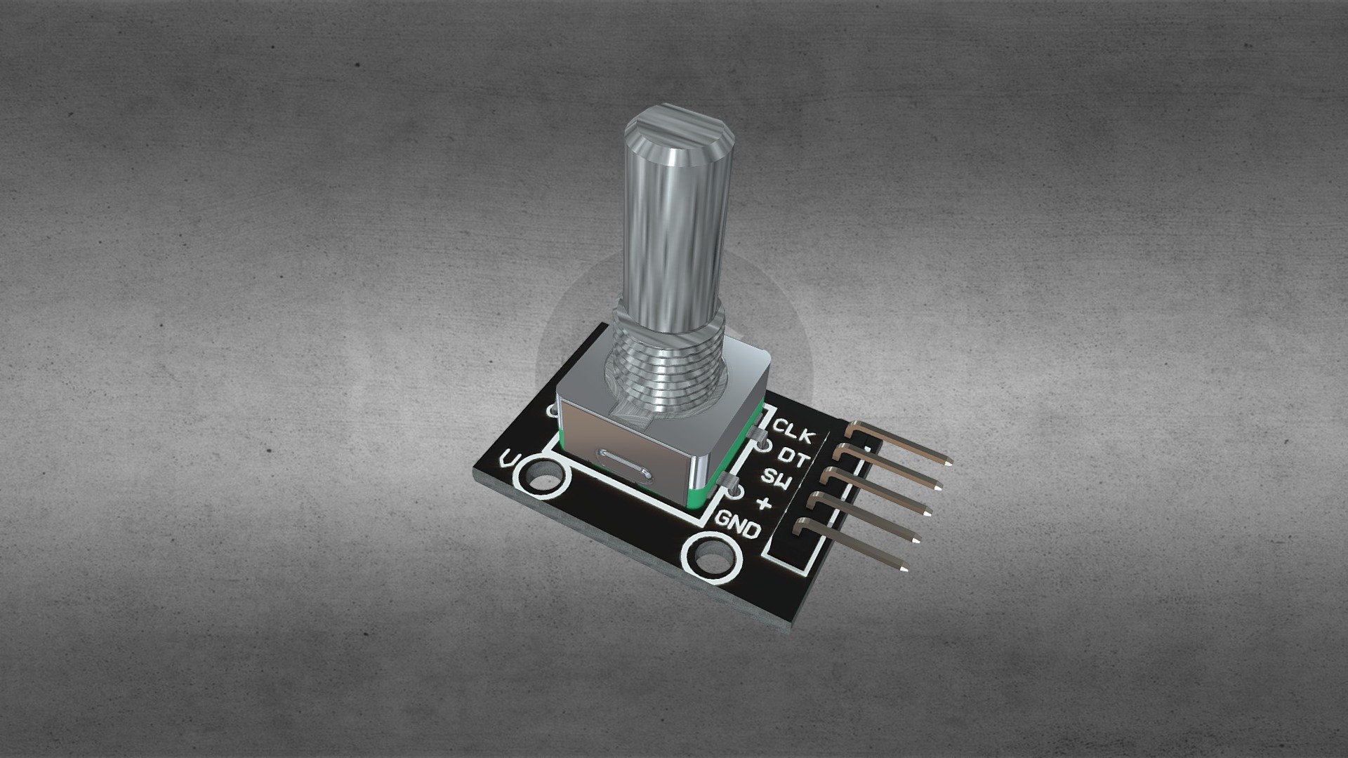 360 Degree Rotary Encoder Brick Sensor Module - Buy Royalty Free 3D ...