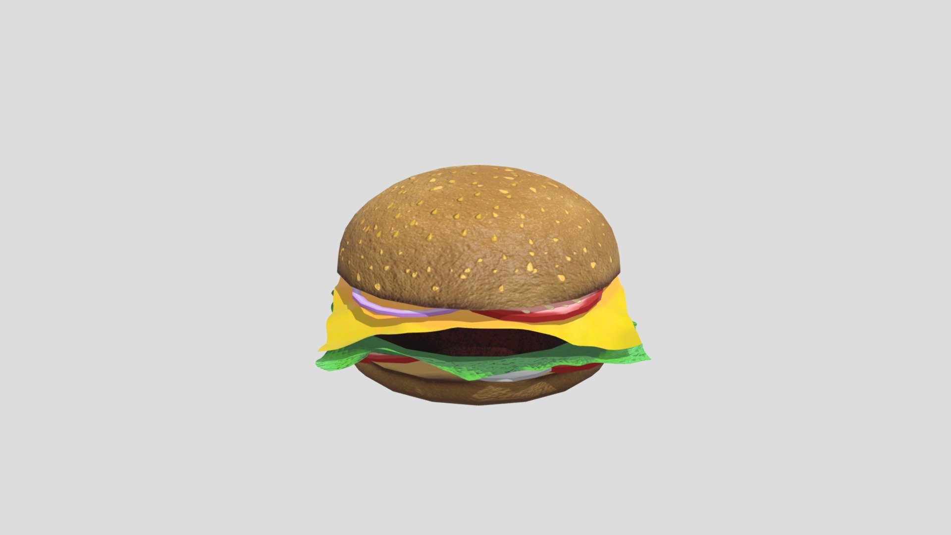 Burger (1) - 3D model by samwillscallywith [5425bae] - Sketchfab