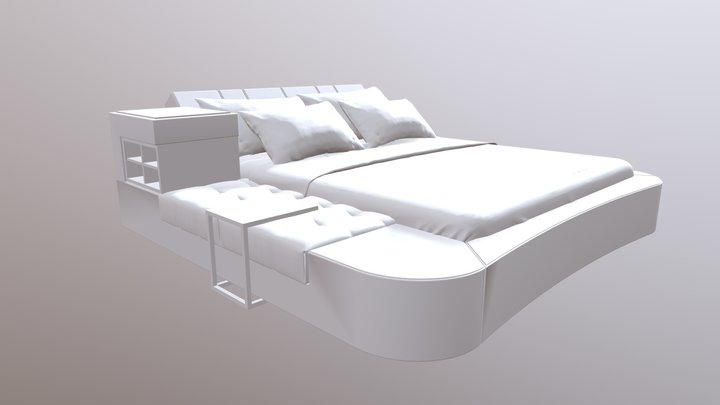 MODERN BED COLLECTIONS 3D Model