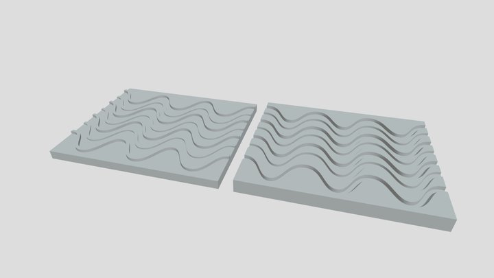 Waves 3D Model