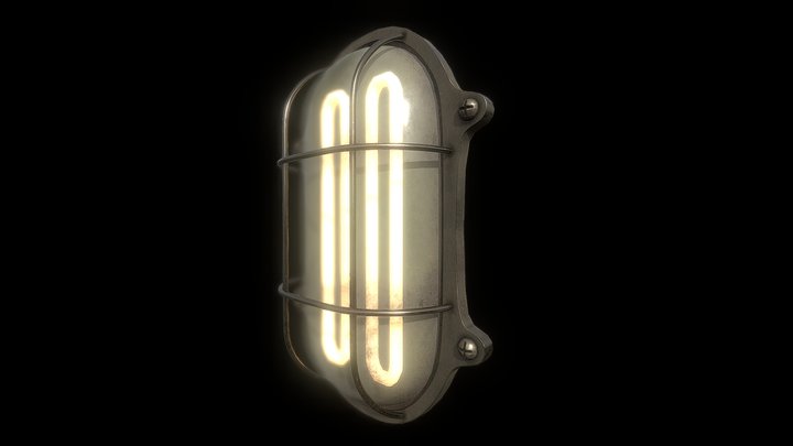 Bulkhead Light 3D Model