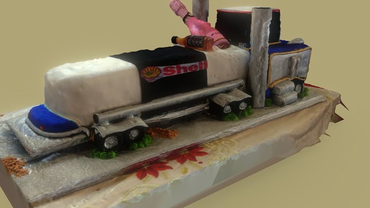 Truck Cake Mcd70 3D Model