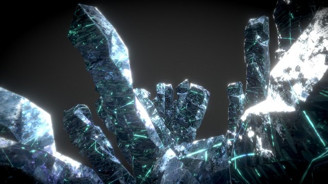 Generic Cristal Clusters 3D Model