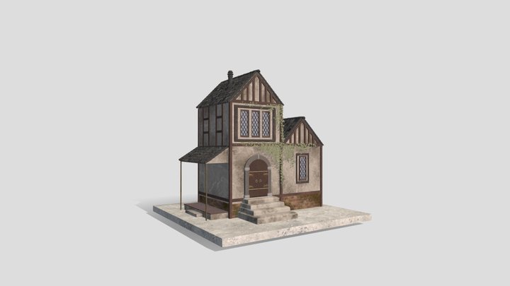 Medieval Building 1 3D Model