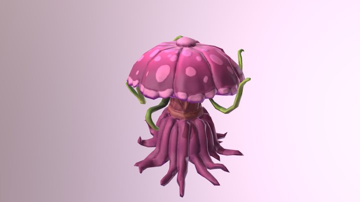 D&D Violet Fungus 3D Model