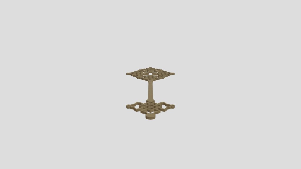 Intricate Geometric Hand Cross
