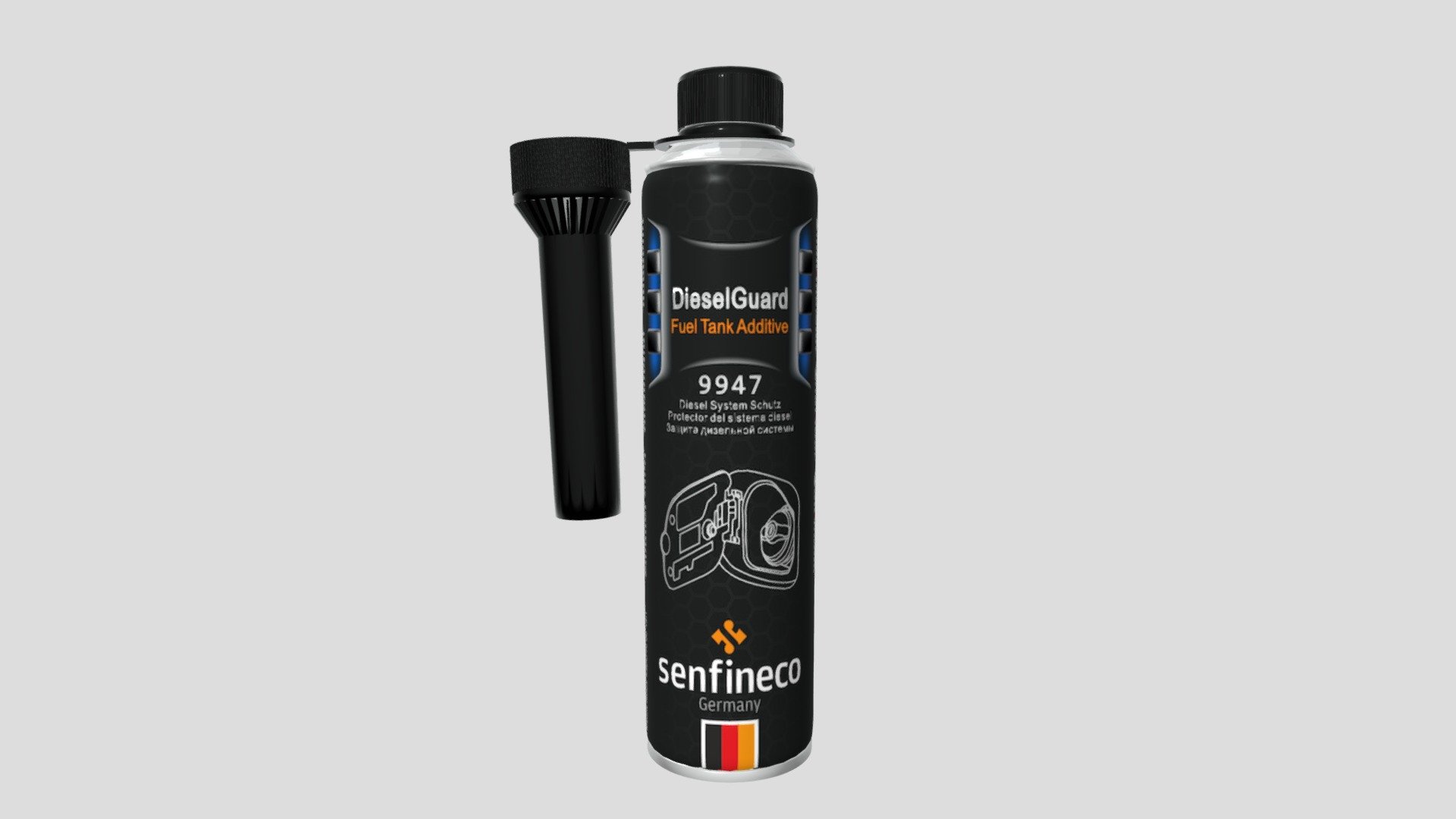 9947 DieselGuard - Fuel Tank Additive — Sketchfab embed 3D viewer