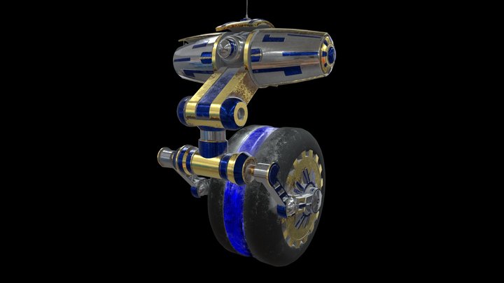 Challenge - Textura Riding Robot 3D Model