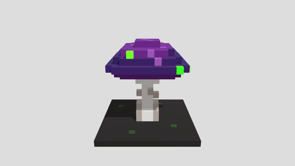 Giant Mushroom - Voxel 32x32 (Animated)