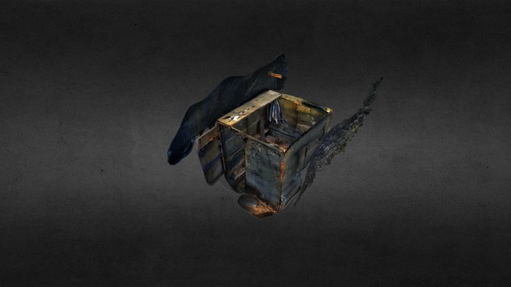 Container(flooded slate quarry Nuttlar) 3D Model