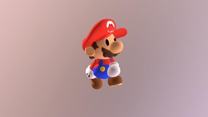 Custom Mario Walking (version 2) 3D Model