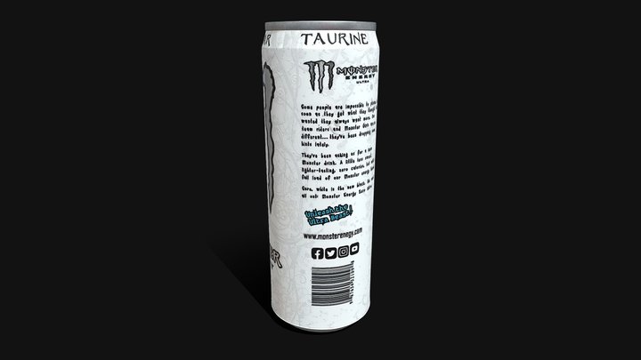 Monster_Ultra_White 3D Model