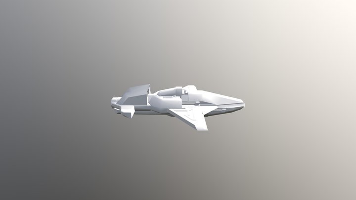 Spaceship 3D Model