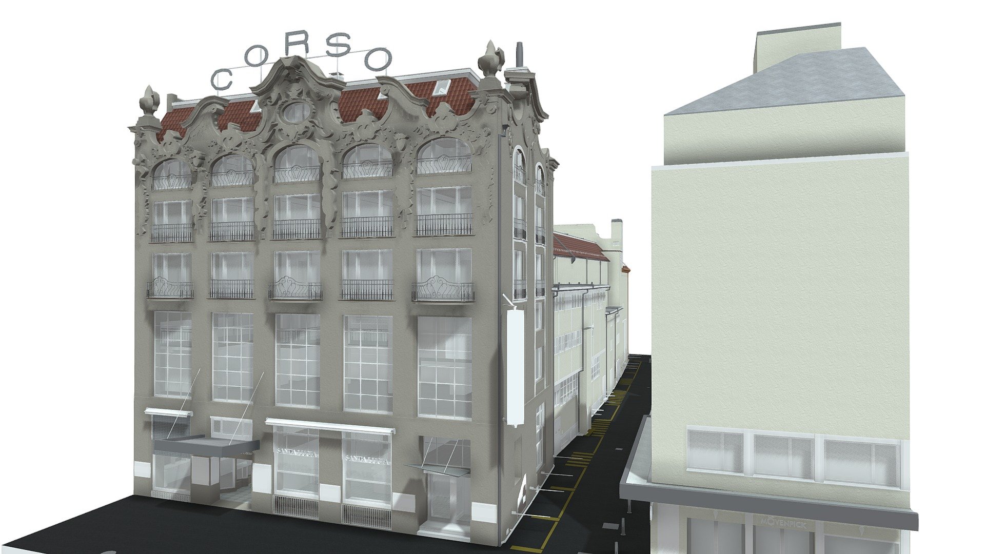 Zürich ZH, Corso — Sketchfab embed 3D viewer