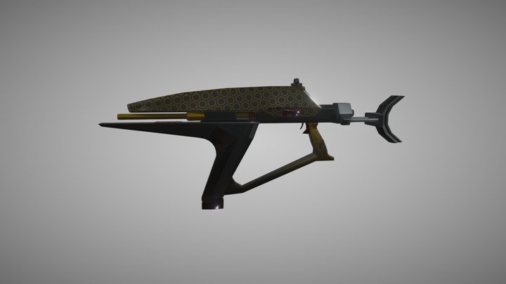 Destiny 2 Fusion Rifle 3D Model