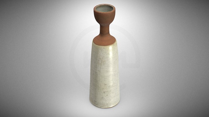 Crackle-glazed vase – Free 3D Model STL