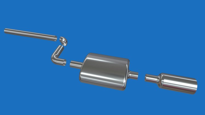 exhaust-system-metal 3D Model