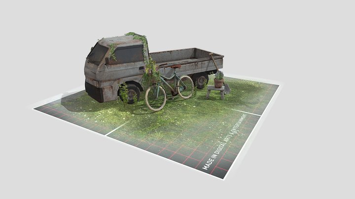 DAE 5 Finished props - Grandmas house 3D Model
