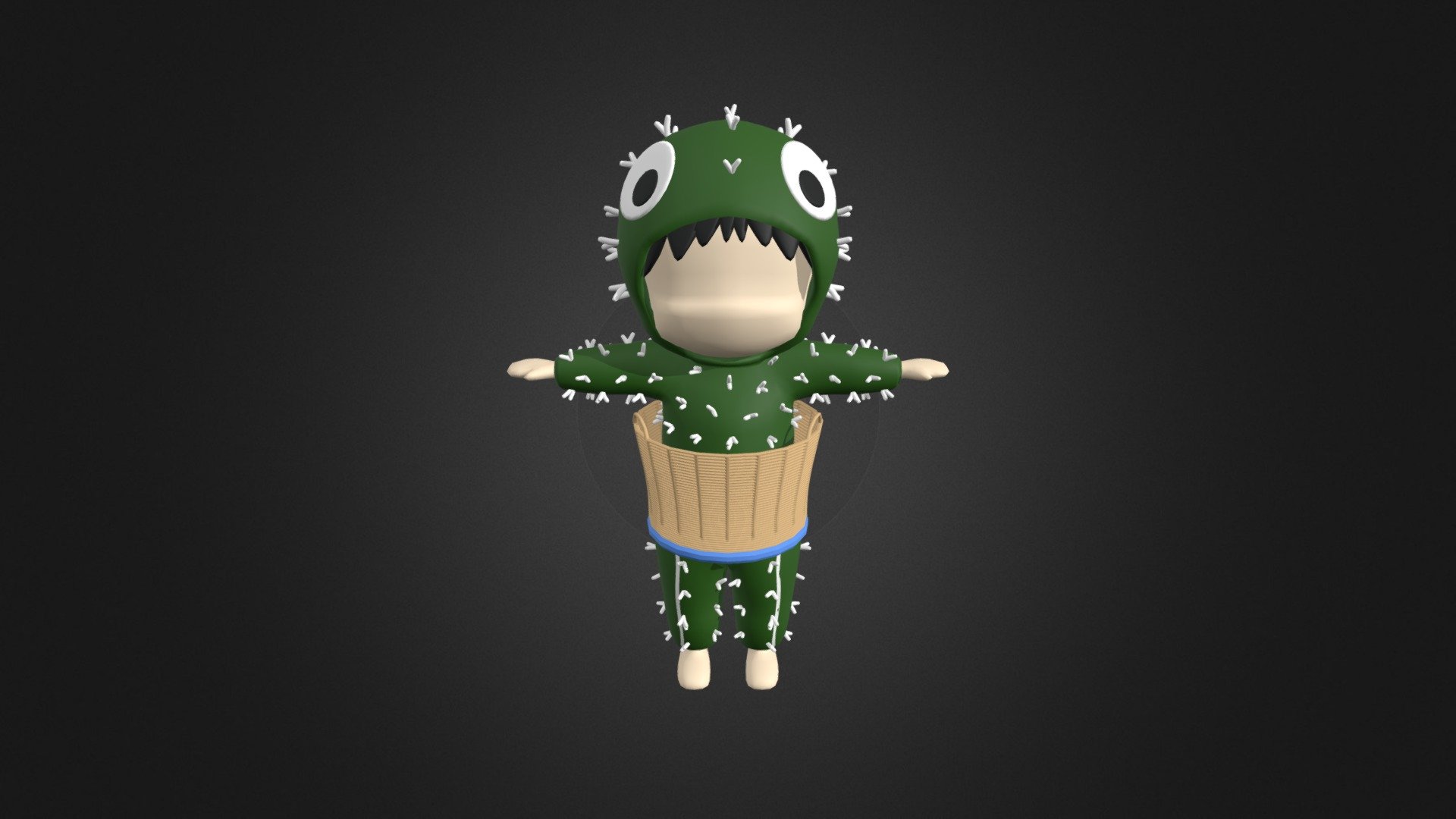 Tay Tawan x Nongbong (Cactus) Character