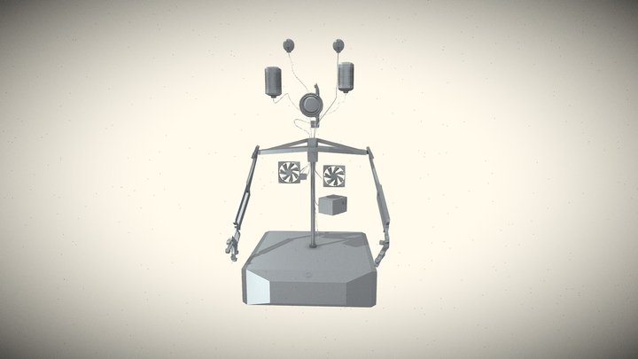 A.I. Statue 3D Model
