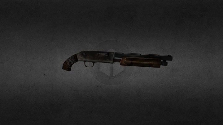Saved Shotgun 7 Days To Die 3D Model