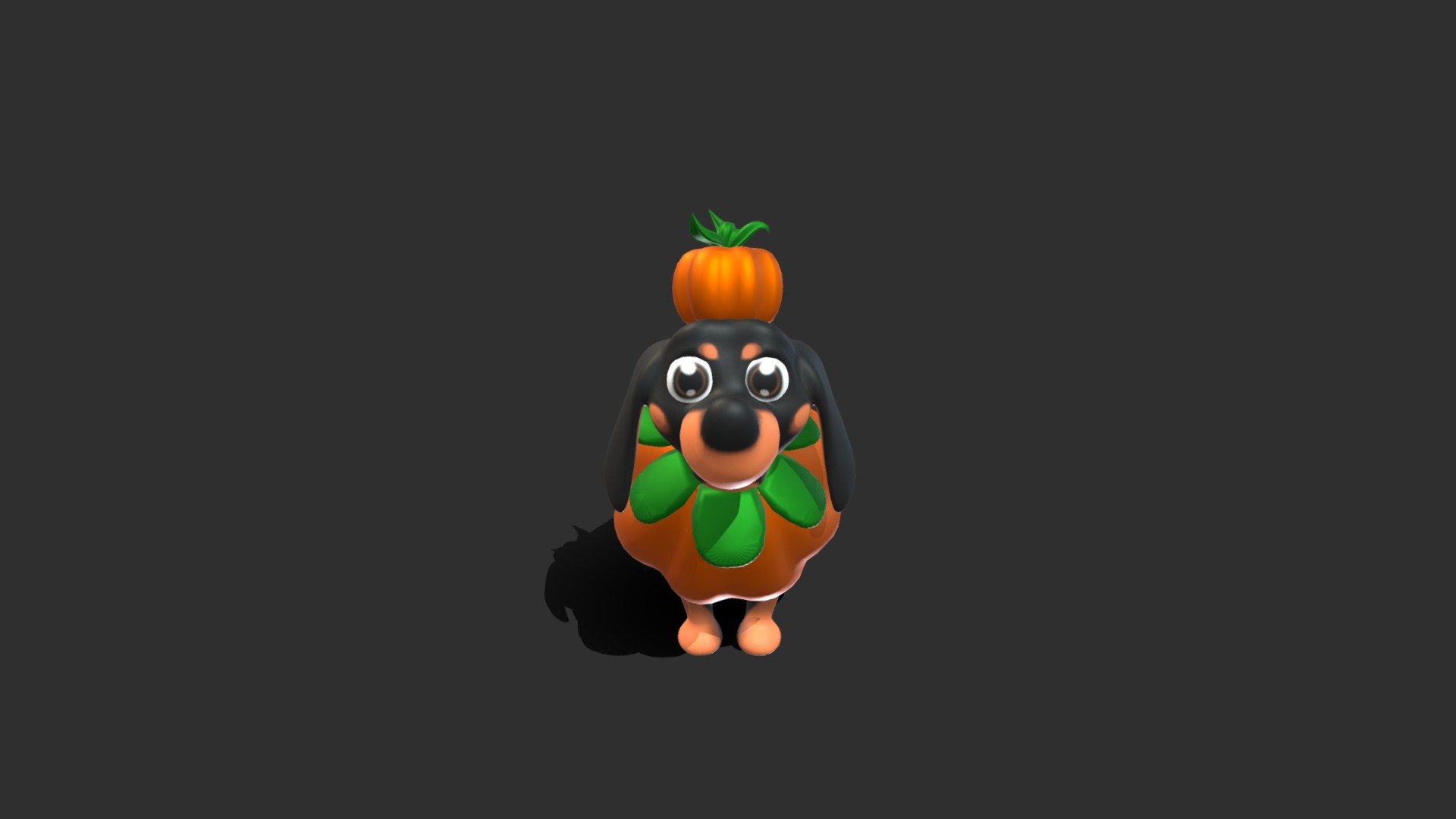 Pumpkin Dog