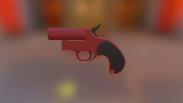flare gun 3D Model