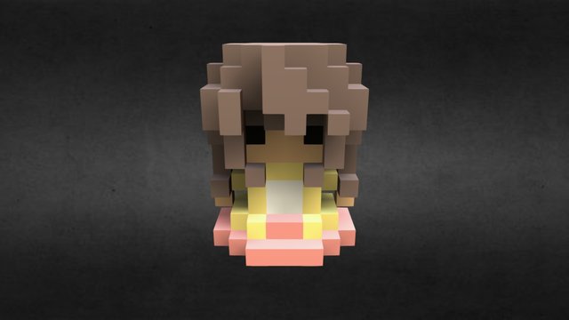 Voxel Ga-yeon 3D Model