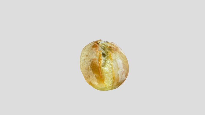 Home baked bun 3D Model