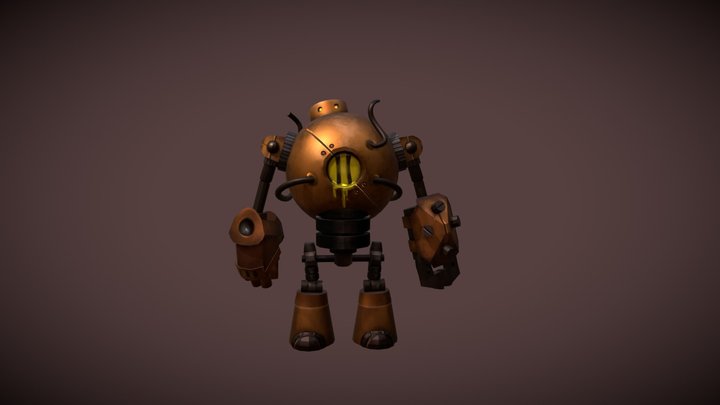 TSVA1C - Robot Golliath 3D Model