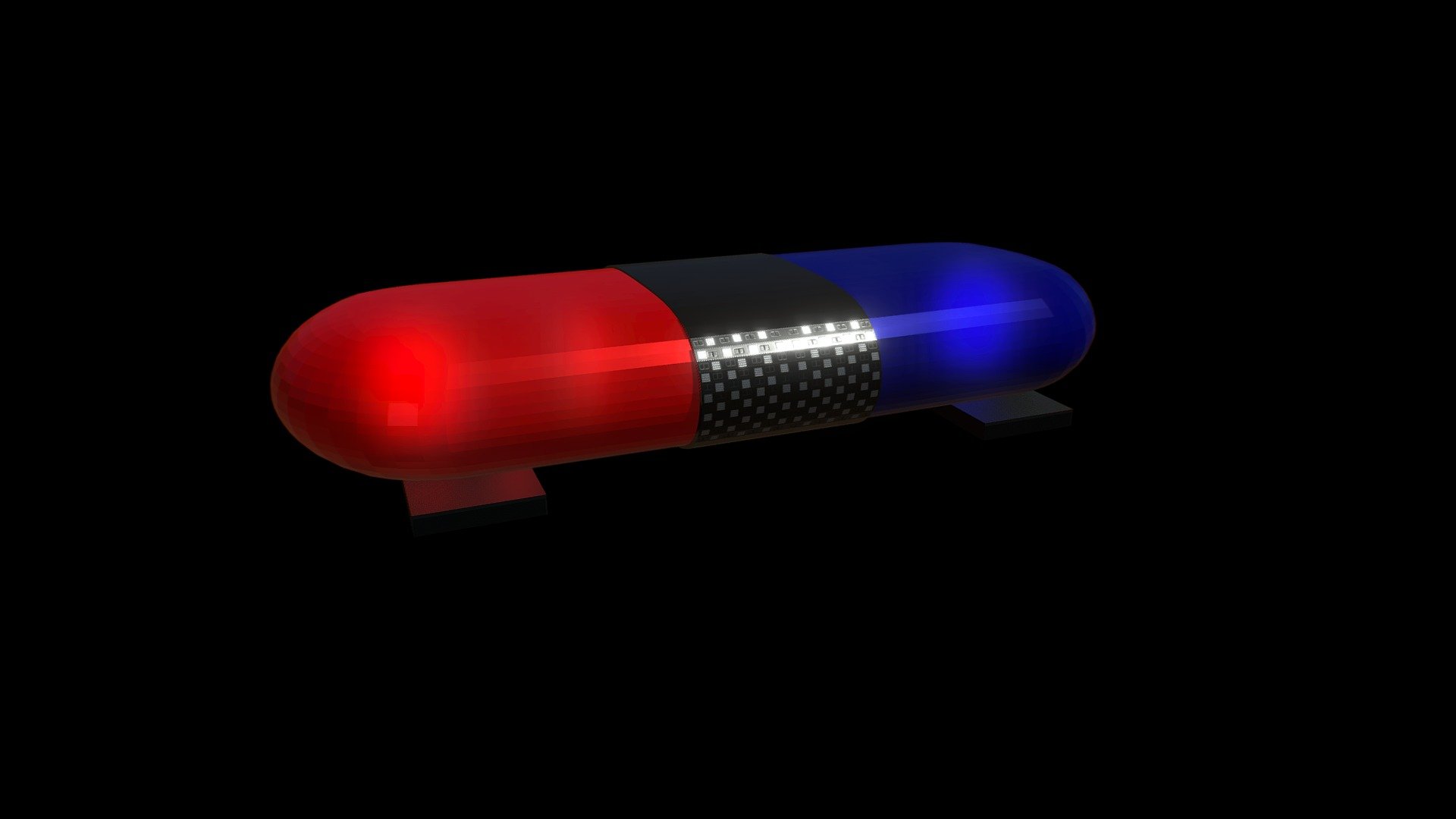 Police Lights Download Free 3D model by KIDosn [54321f5] Sketchfab
