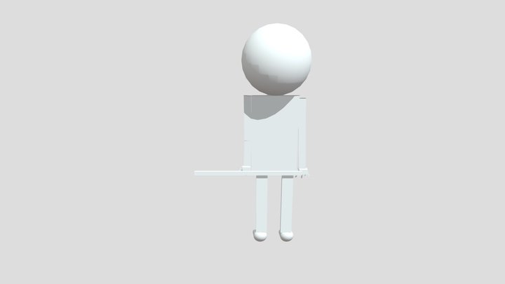 Old Baldi 3D Model