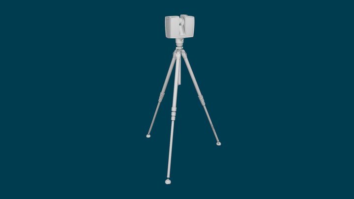Faro Focus Core on Carbon Fibre Tripod 3D Model