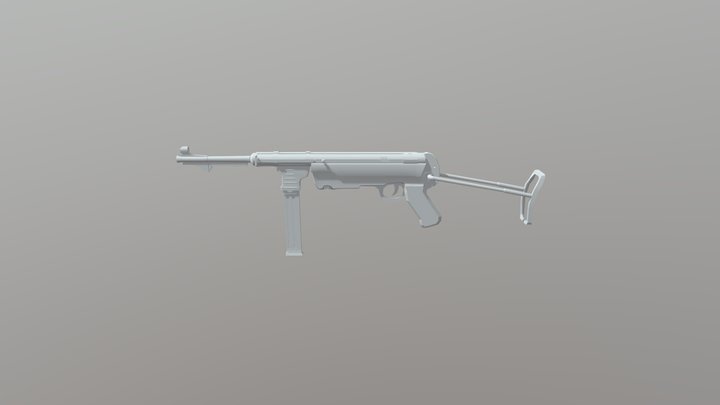 MP40 SMG mesh 3D Model