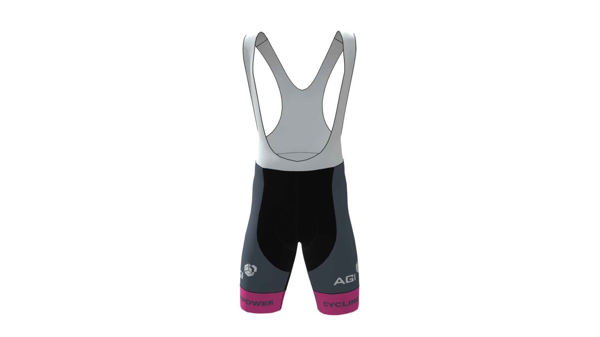 pink bib shorts