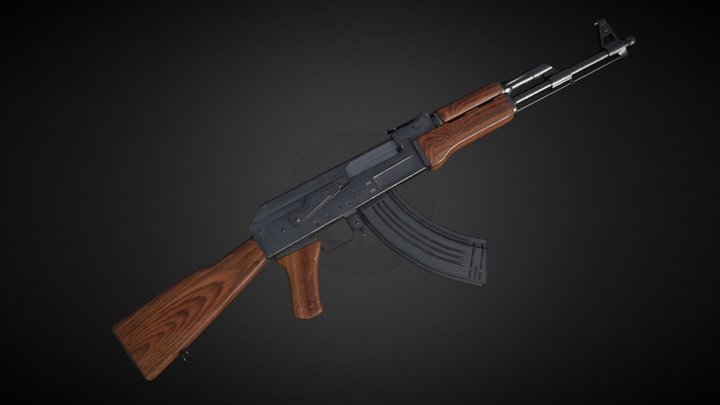 АК47 Free 3D Model