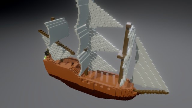 Pirate Ship 3D Model