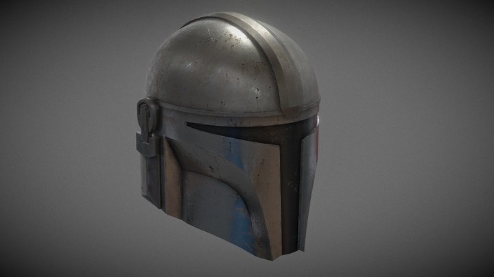 Mandalorian Helmet 3D Model