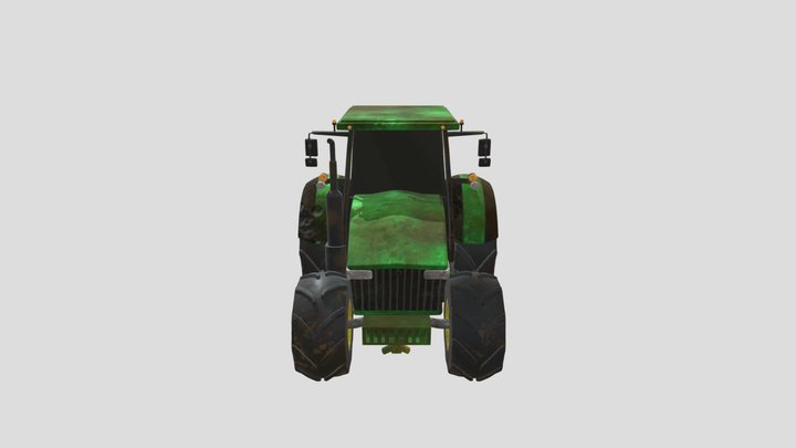 Tractor w Textures wowowowowo 3D Model