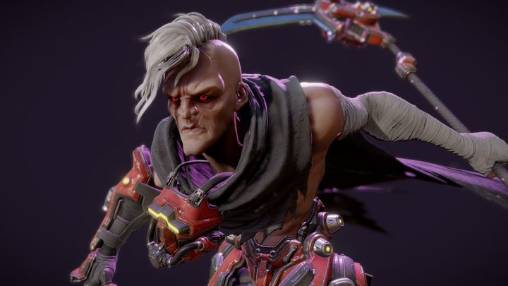 Crimson Reaper 3D Model