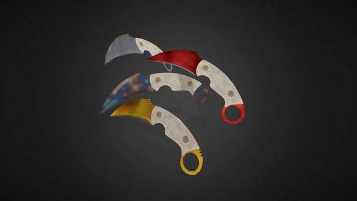 TALON-BASED KNIVES (4 Variants) – Modelo 3D gratuito STL