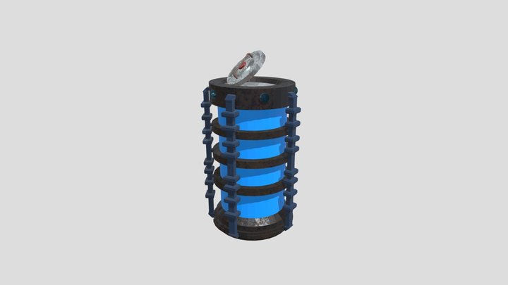 Si- Fi Canister textures Aslak 3D Model