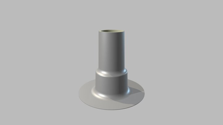 Insulated Vent Stack 3D Model